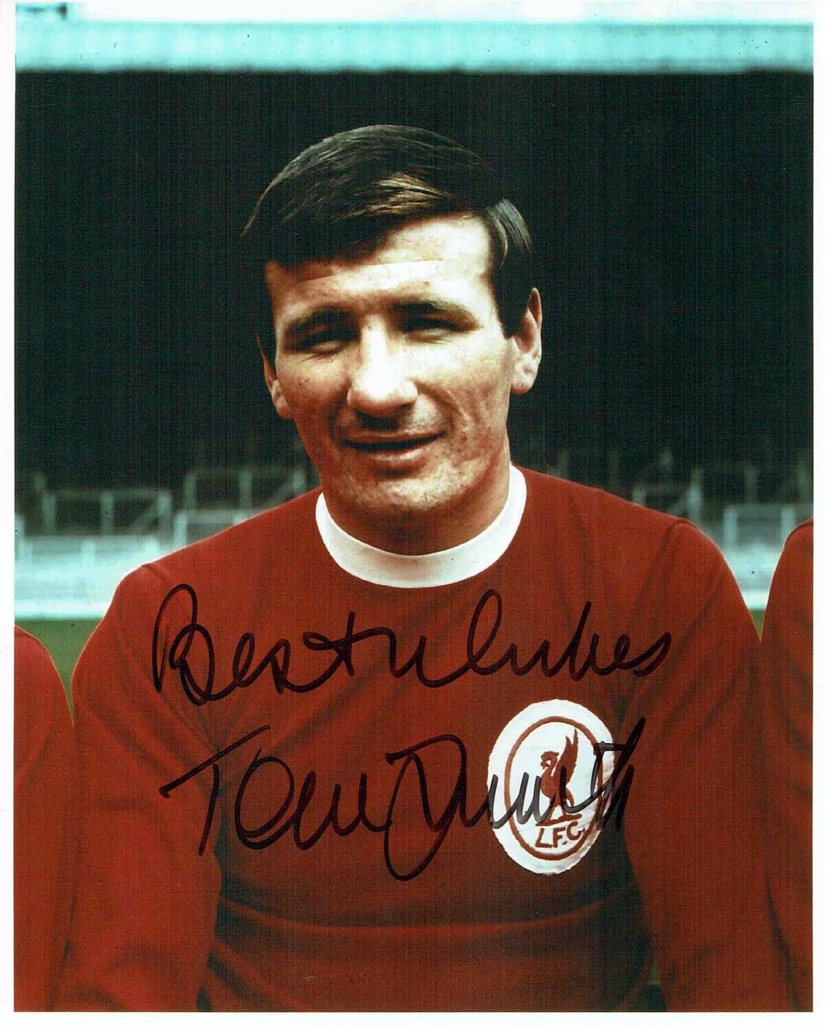 Tommy SMITH Liverpool Anfield Legend Signed Autograph 10x8 Photo Poster painting 4 AFTAL COA