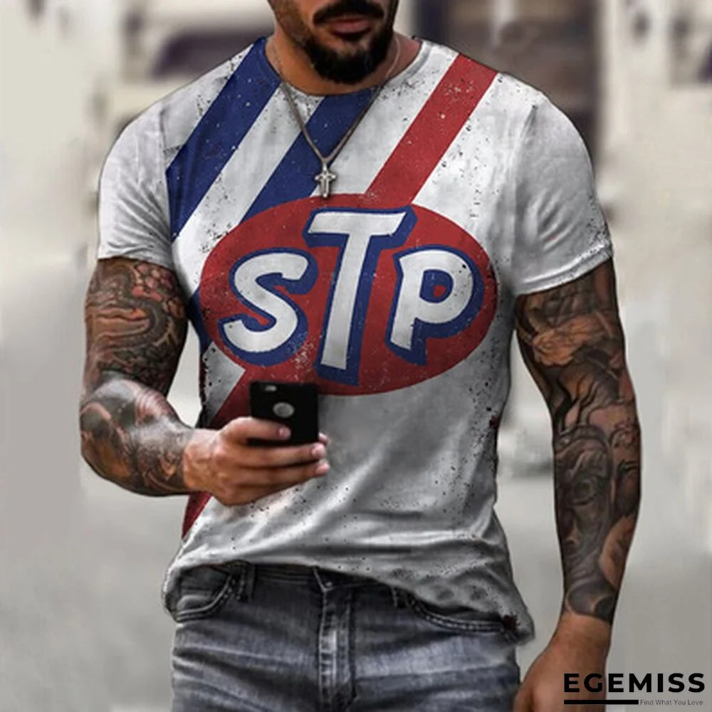 3D Personalized Printing Fashion Trend Boys Lightweight Breathable Short Sleeve T-shirt | EGEMISS