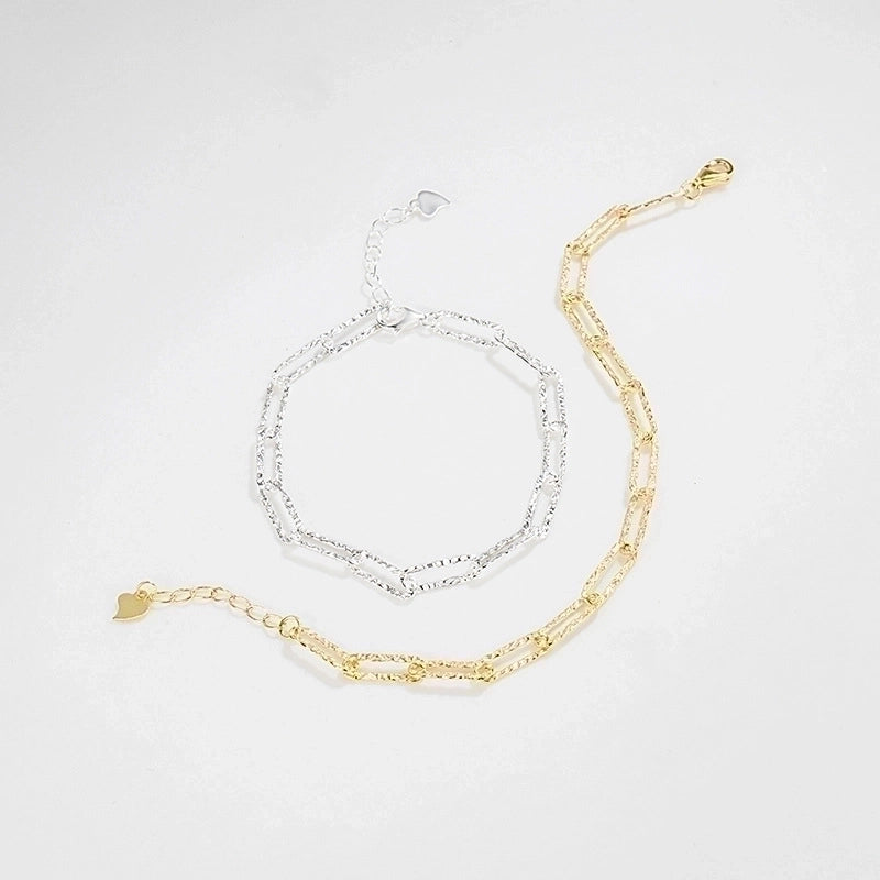 925 Sterling Silver Bracelets Casual Vacation Minimalist