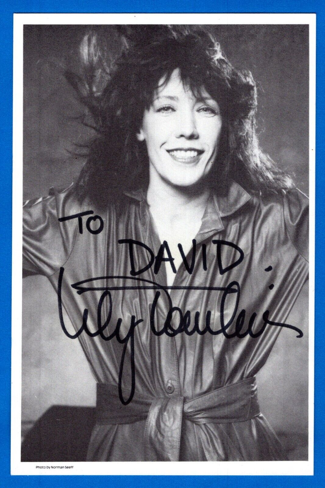 Lily Tomlin Actress Comedian Hand Signed Autograph 4x6 Photo Poster painting