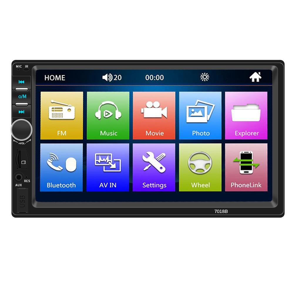 

7018B Car Radio 7 Inch Dash Audio MP5 Player 1080P Rear View (w/ Camera), 501 Original