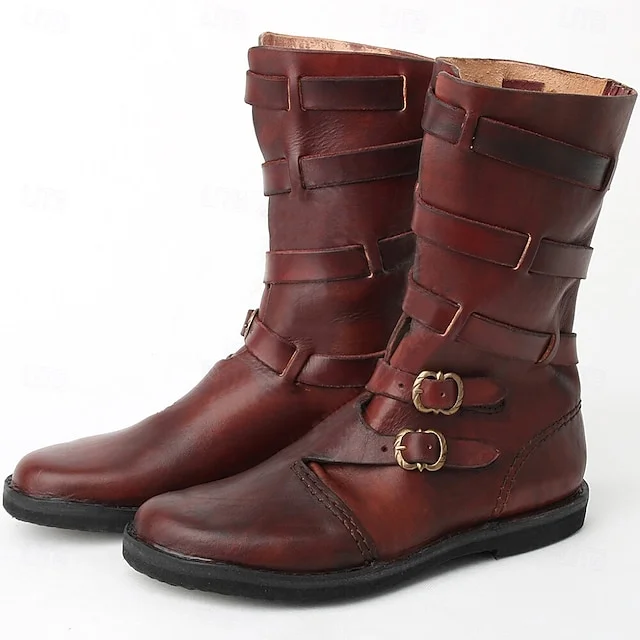 Medieval Renaissance Shoes Fancy Dress Men's Unisex Celtic Pirate Steampunk Halloween Carnival Masquerade Party / Evening LARP Ren Faire Adults' Shoes