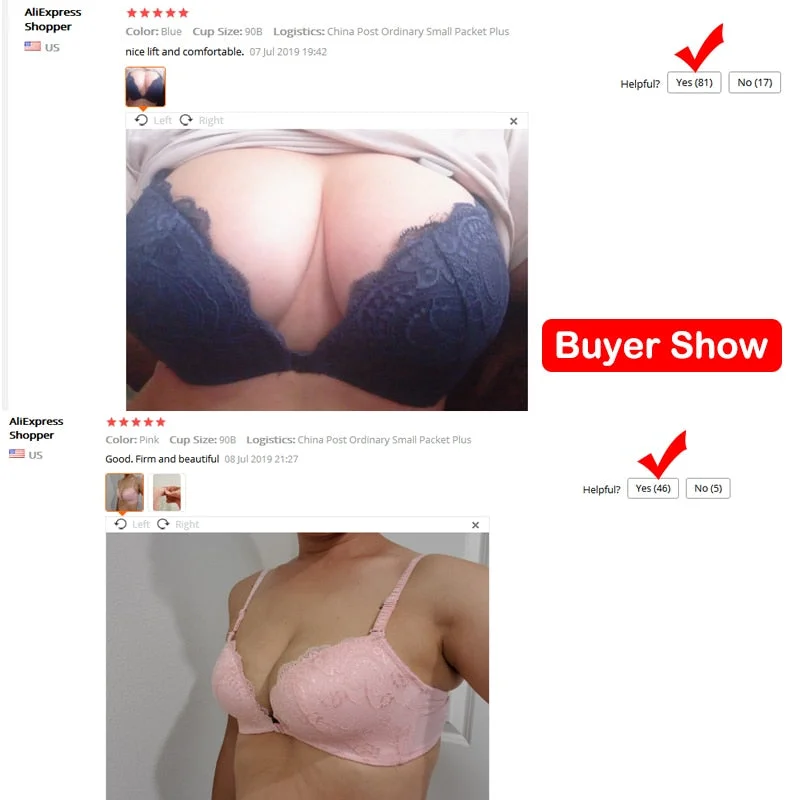 DERUILADY Lace Floral Wireless Bras For Women Front Closure Sexy Lingerie Plus Size Bralette Comfort Adjusted Push Up Bra