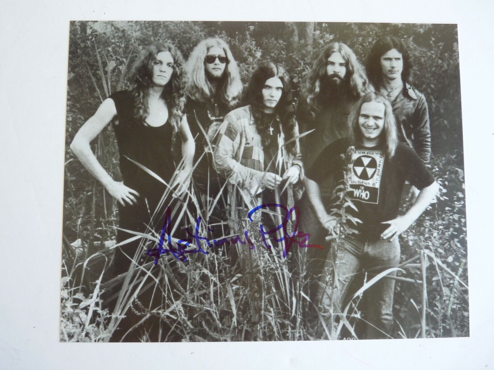 Artimus Pyle Lynyrd Skynyrd Signed 8x10 Photo Poster painting Beckett Certified Sweet Home