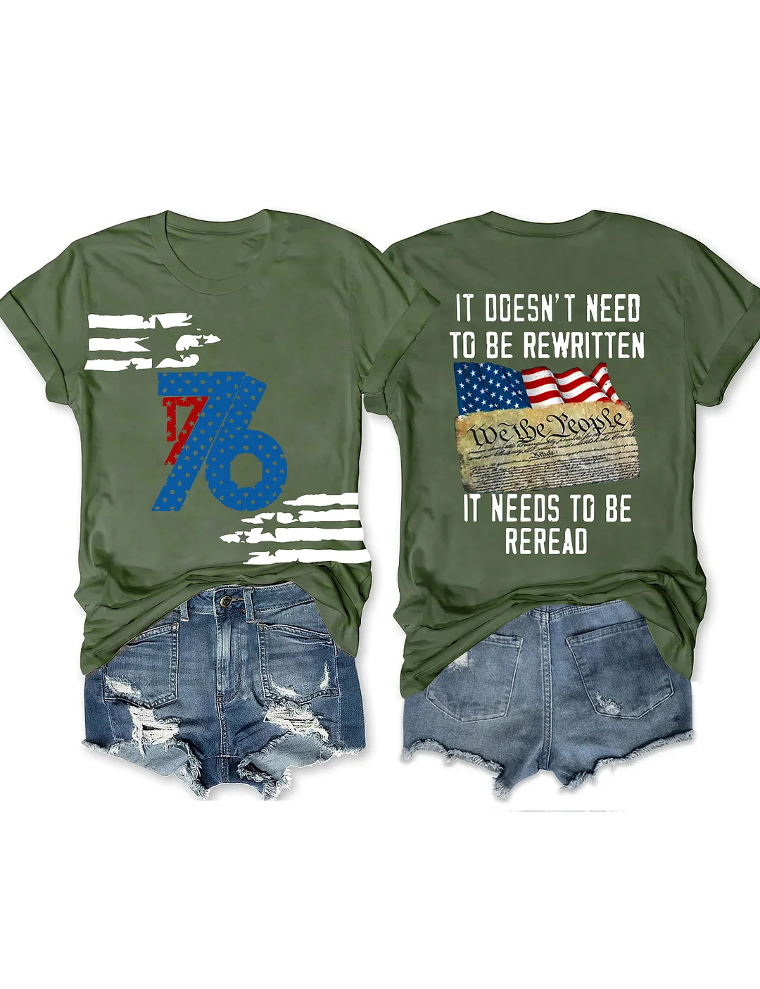We the People 4th of July 1776 T-shirt