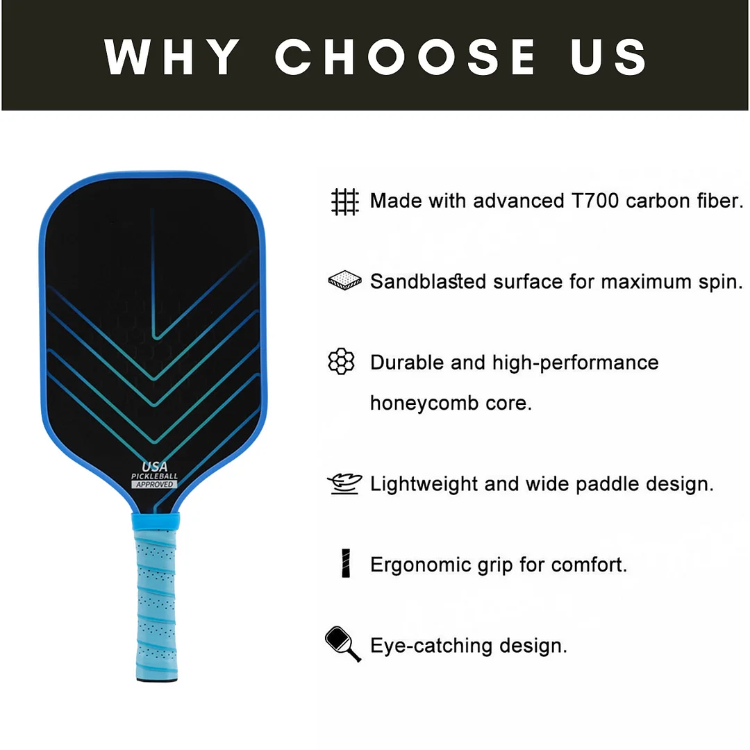 Original Paddle (16mm) T700 Sandblasted Carbon Fiber-Fractal Dreams