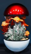 First Generation Starter Pokemon Charmander & Squirtle with LED - Pokemon Resin Statue - BallBall Studio