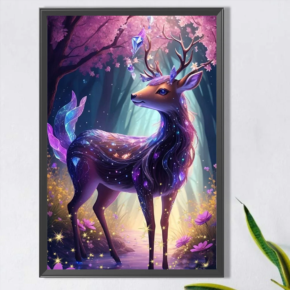 Diamond Painting - Full Round Drill - Deer(Canvas|40*60cm)