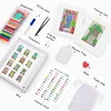 12pcs Doors DIY Mini Square Diamond Painting Set 15x18cm
