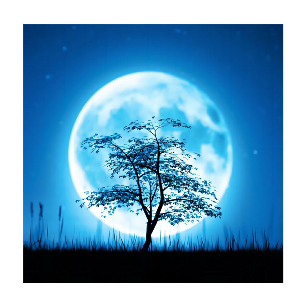 

Moon Tree - Round Drill Diamond Painting - 30*30CM, 501 Original