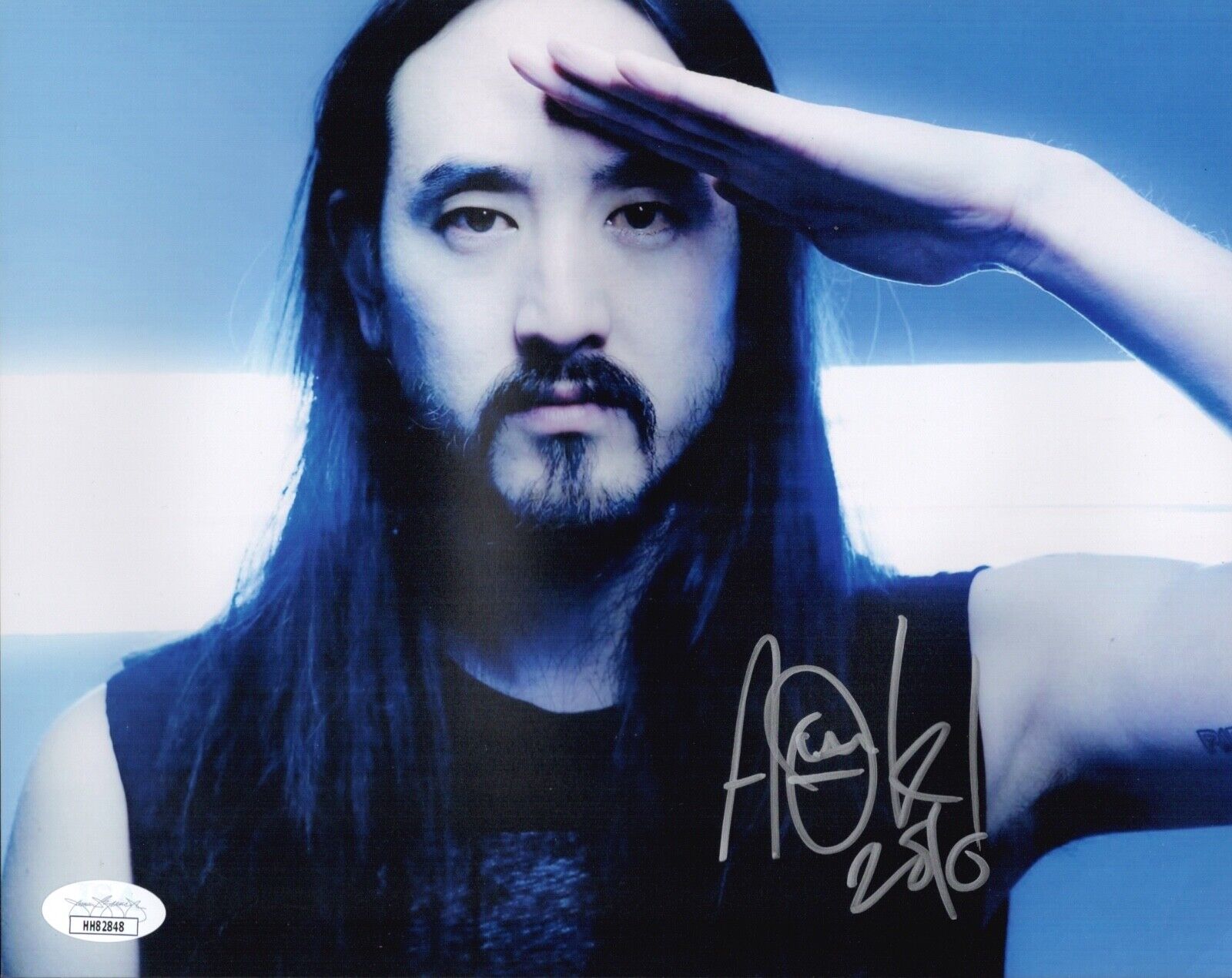 STEVE AOKI Signed DJ 8x10 Photo Poster painting EDM Producer Music Legend Autograph JSA COA Cert