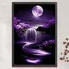 (US Only)Waterfall Printed Cross Stitch Kit 40x60cm DIY 14CT Thread Art Needlework Decor