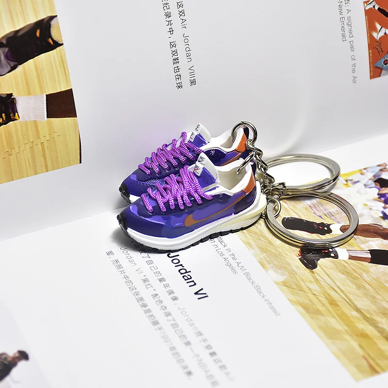 Sacaix Nike VaporWaffle dark iris -  Sneakers 3D Keychain 