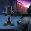 RGB Headset Stand with 2 USB Ports USB 2.0 Hub Headphone Shelf for Desk Display