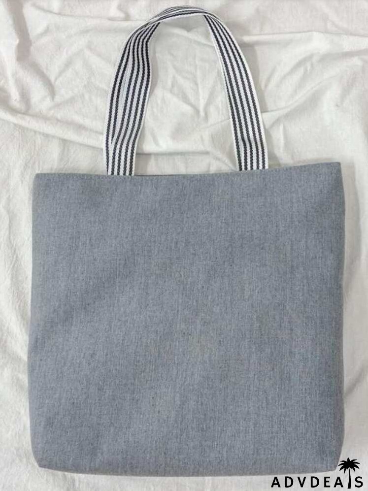 Cartoon Graphic Shoulder Tote Bag