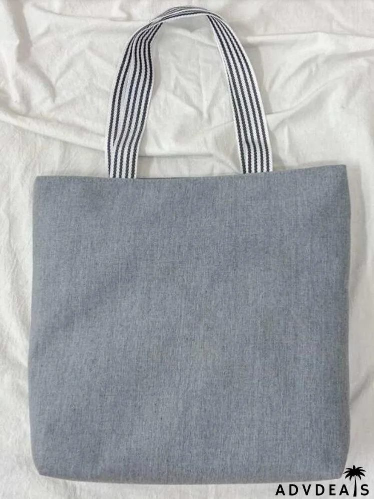 Cartoon Graphic Shoulder Tote Bag