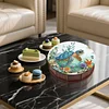 Diamond Painting Snack Box Kit Art Decor Round Snack Box Handmade Art Decoration