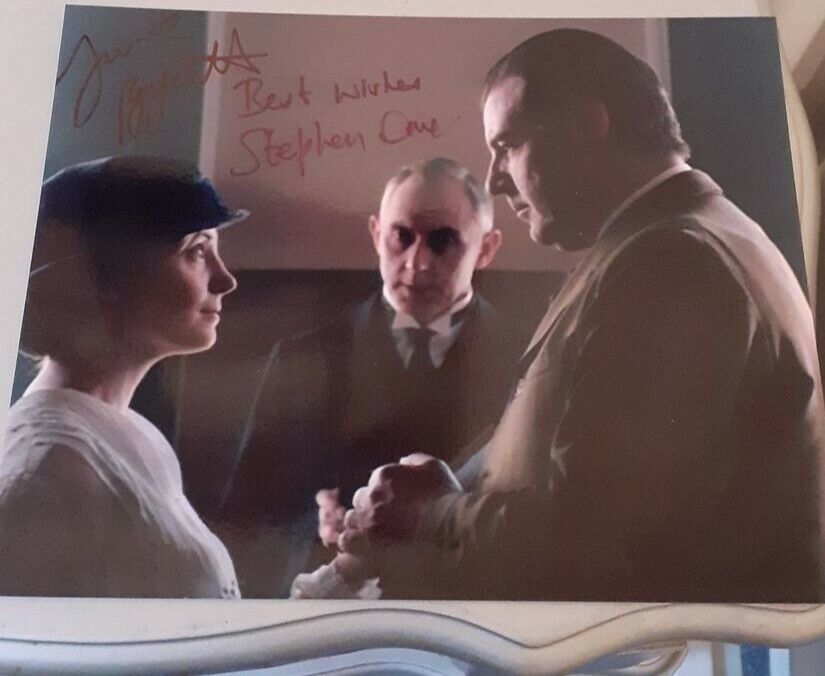 JOANNE FROGGATT & STEPHEN ORME  Downton Abbey Genuine Double Signed 10 X 8 Photo Poster painting