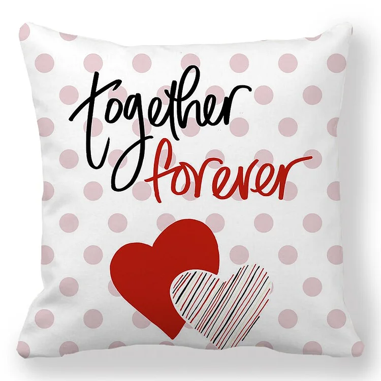 Linen Pillow Case - Valentine\\\'s Day