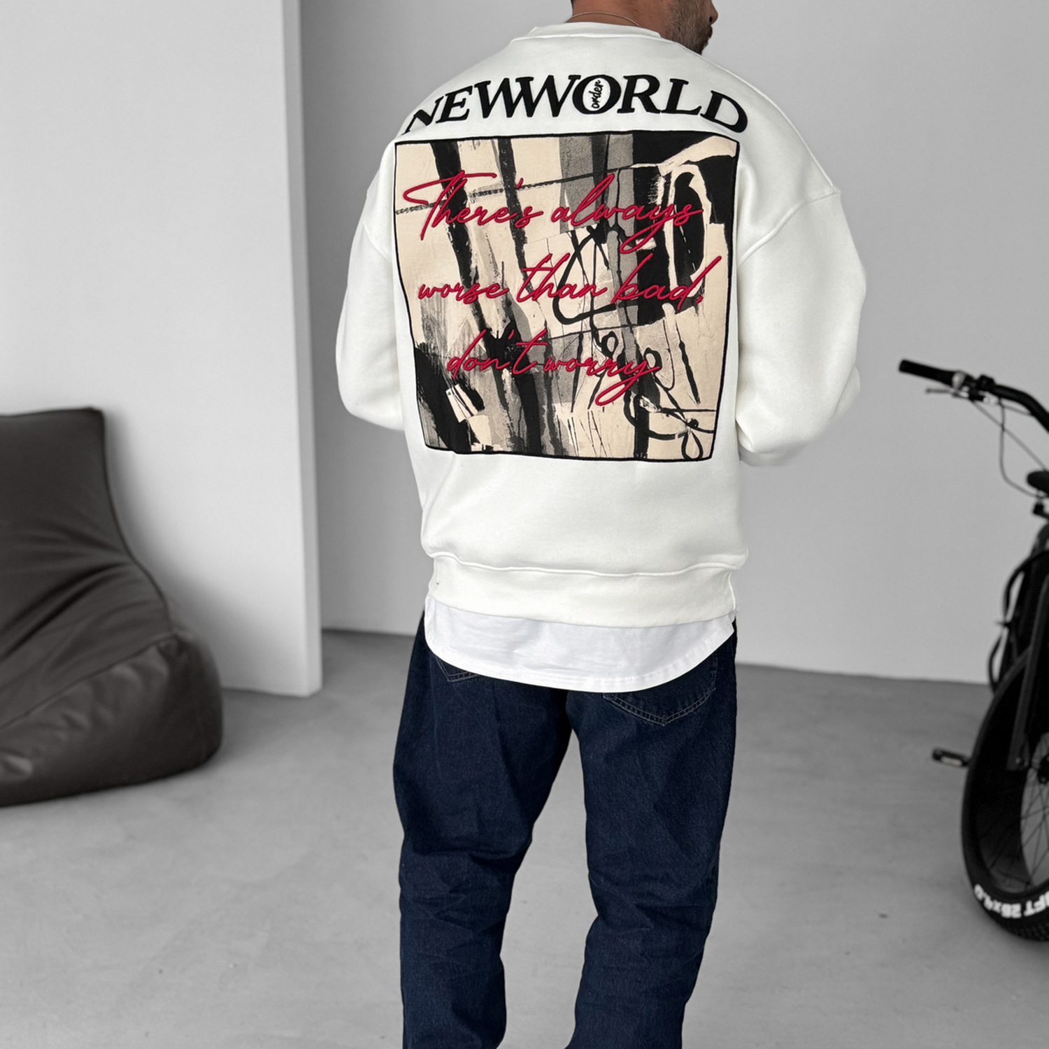 Retro Ethnic Casual Oversized Sweater