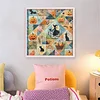 Patchwork Pumpkin Witch-11CT Stamped Cross Stitch 45*45cm/17.72*17.72in