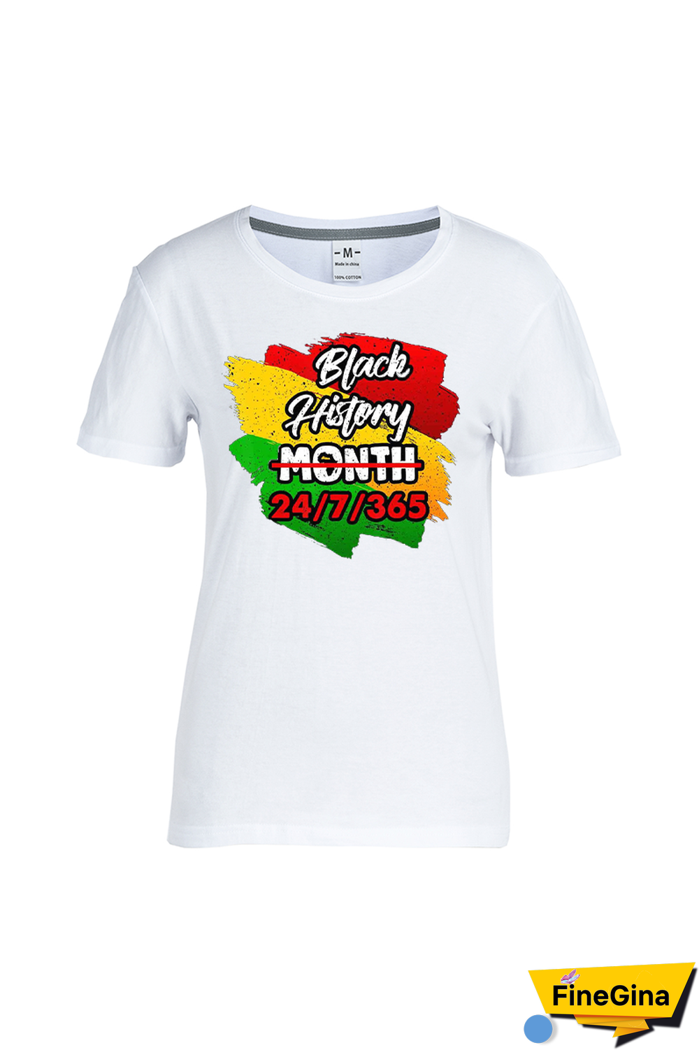 Red Daily Vintage Print Patchwork O Neck T-Shirts