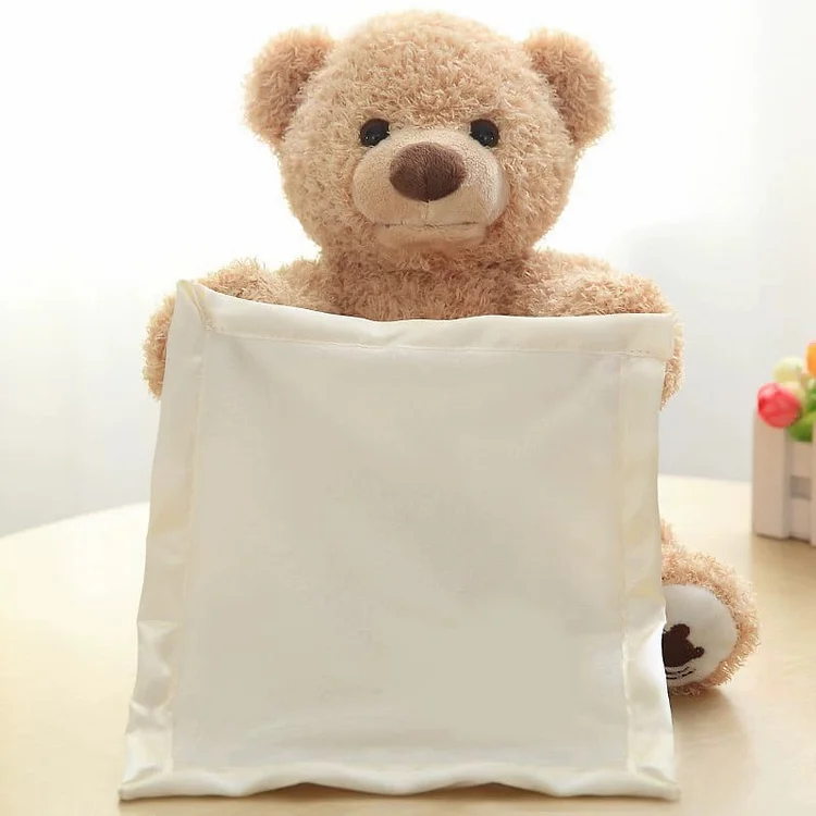 🐻🔥Super popular🐘Calming peekaboo plush toy
