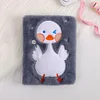Lovely Cartoon Plush B6 Portable Writing Paper Notebooks Diary Kids Creative Stationery Gift