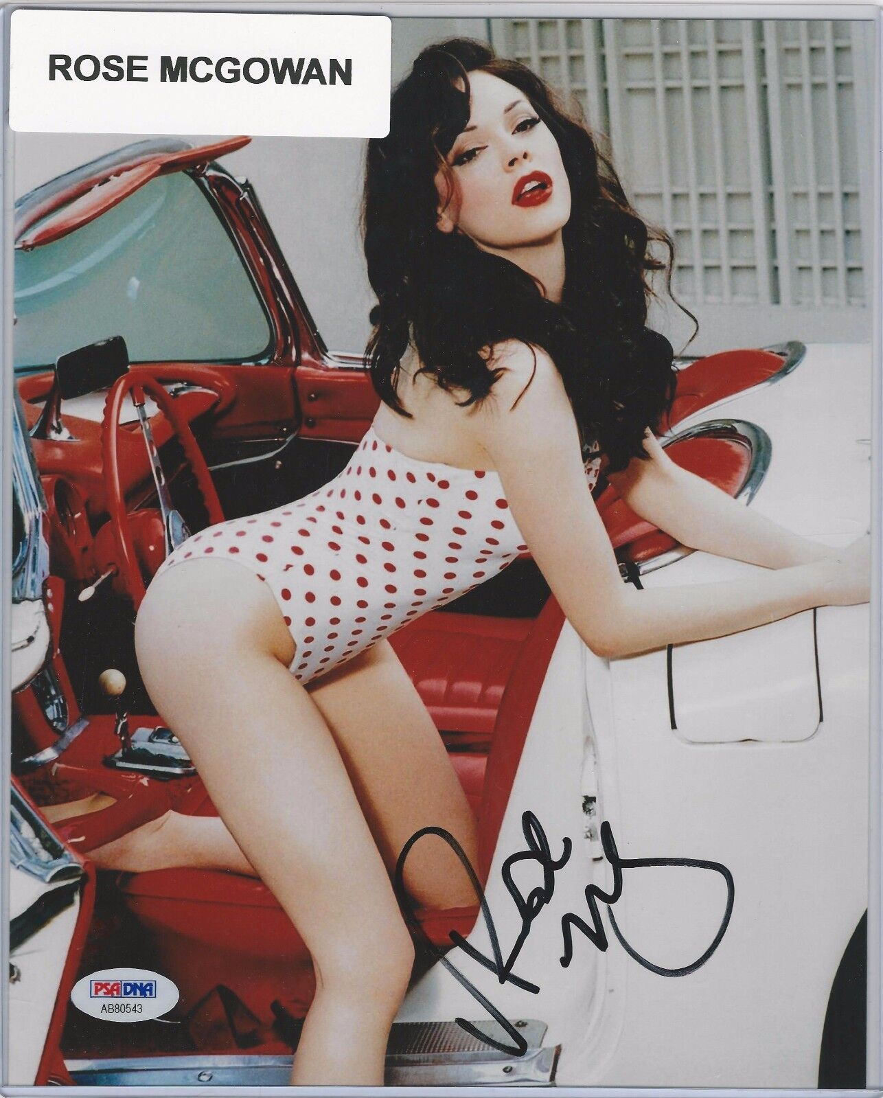 Rose McGowan Signed Autograph 8x10 Photo Poster painting Picture PSA/DNA Charmed Paige