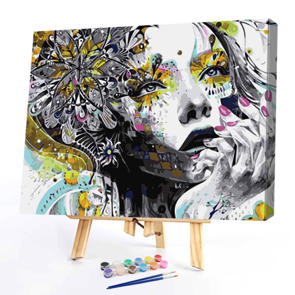 

40*50CM Paint By Numbers-hinking Beauty, 501 Original