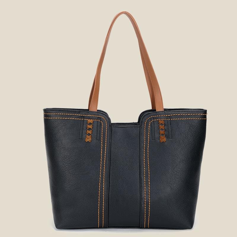 Large Capacity Shoulder Bag Women Summer New Fashion Simple Commuter Bag Sense Portable Tote Bag