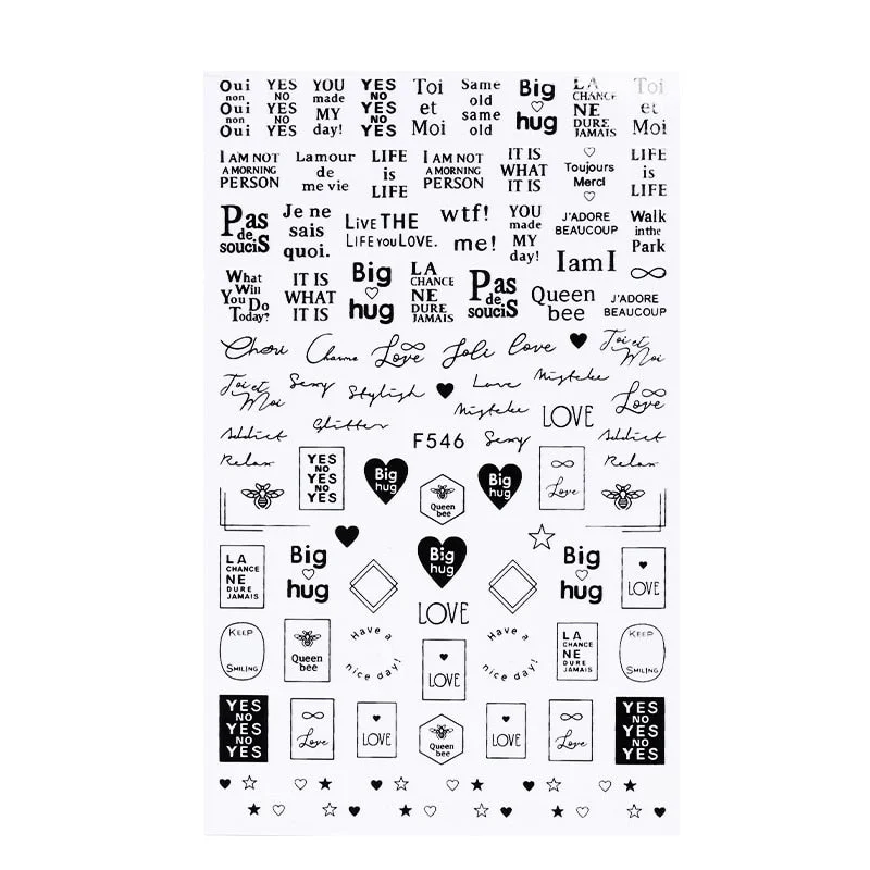 1PC Gold Sliver Striping Tape 3D Nail Stickers Geometry Lines Slider For Nails Gel Polish Decals For Manicures DIY Decoration-Nail Inspo