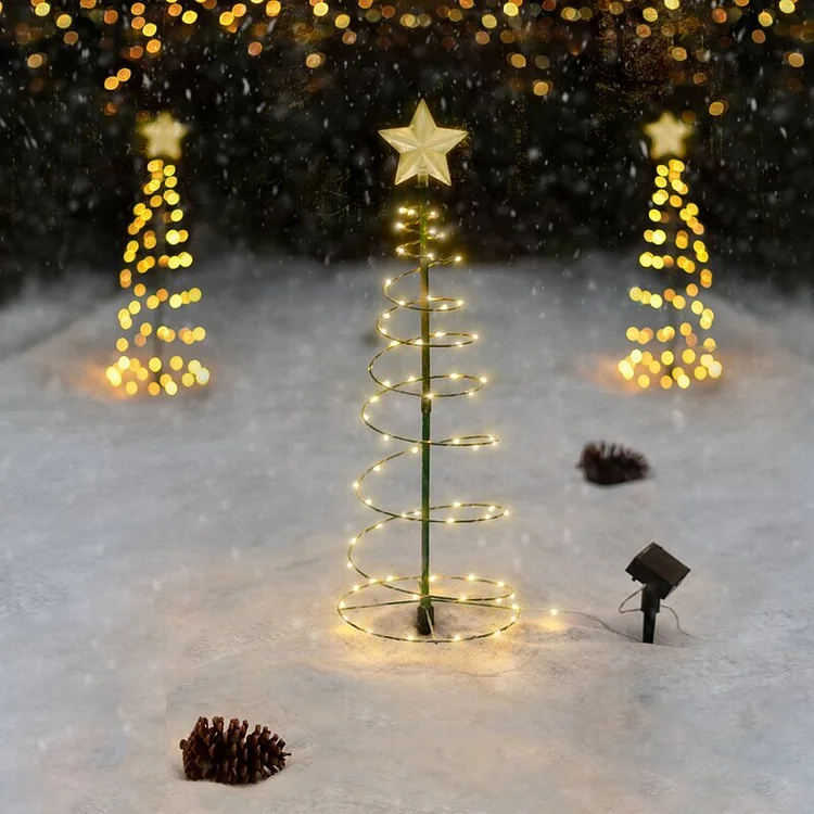 LED Christmas 70 Light Solar Lighted Trees & Branches