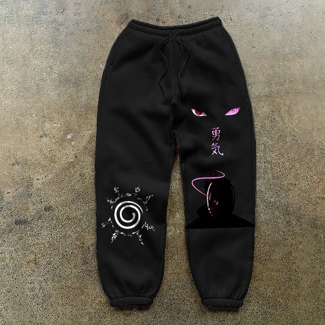 Cartoon Graphic Sweatpants