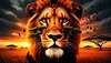 Luxury AB Velvet Diamond Painting Kit - Lion