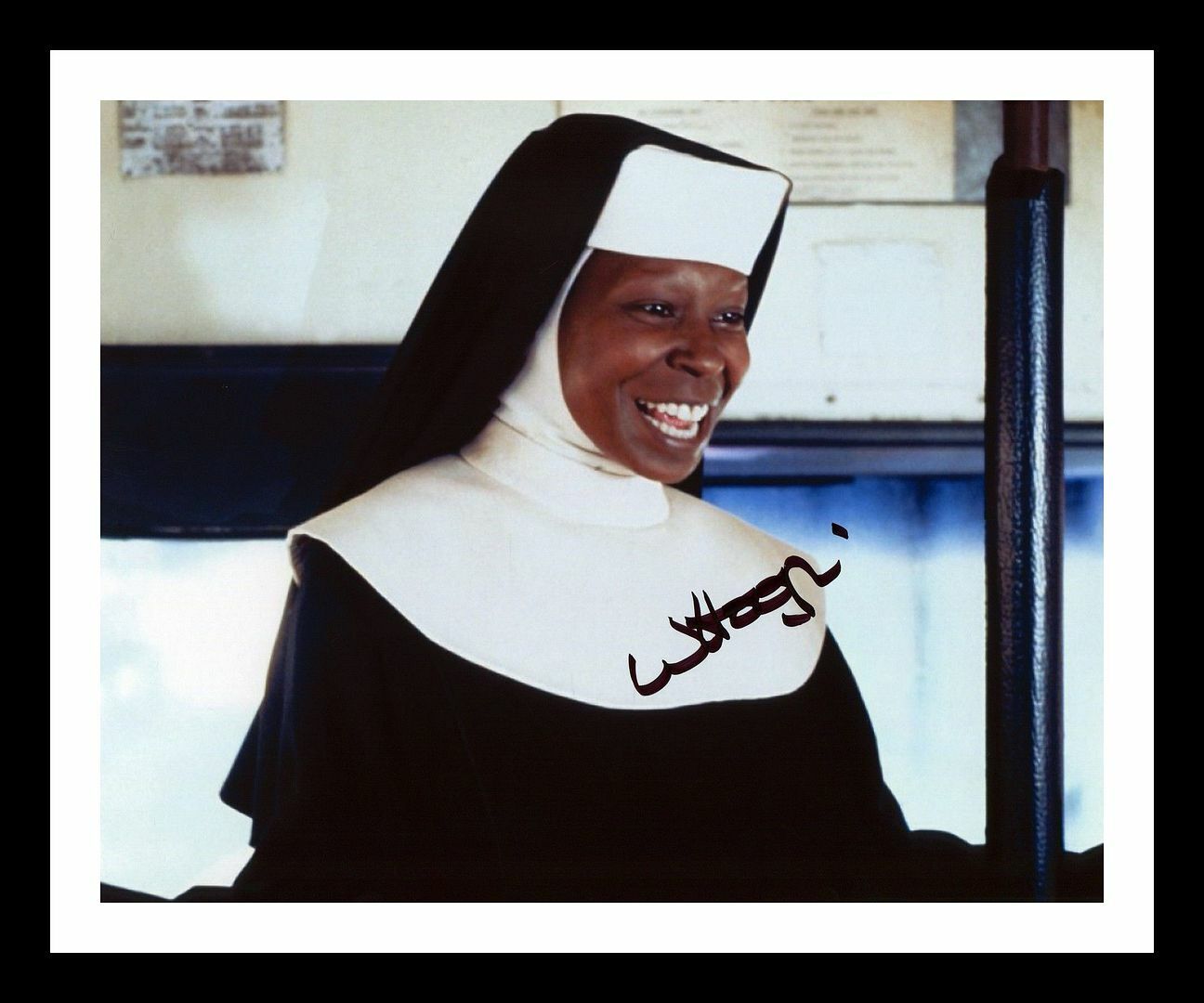 Whoopi Goldberg - Sister Act Autographed Signed & Framed Photo Poster painting