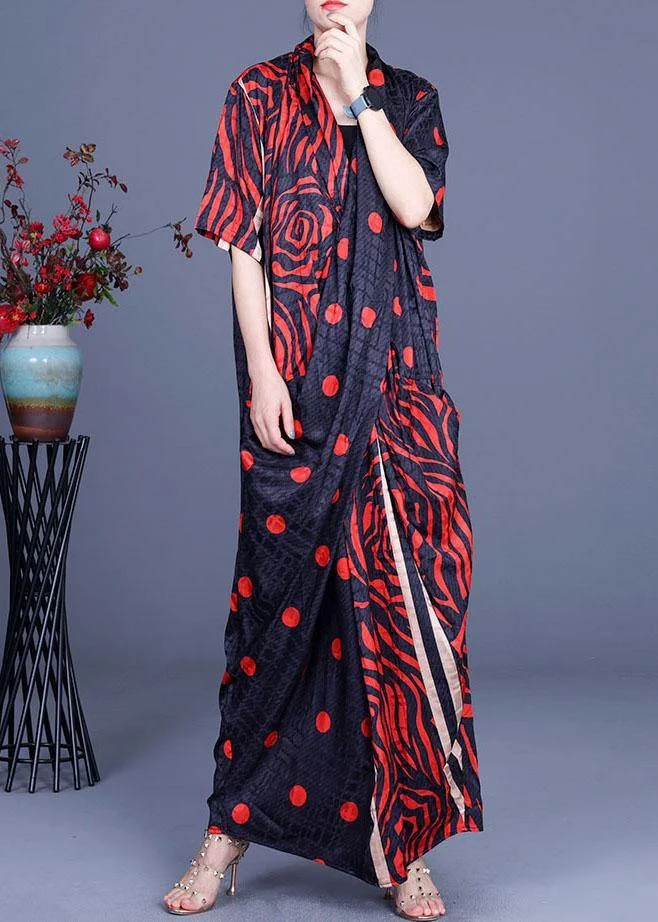 Elegant Cross design Chiffon Dresses Summer