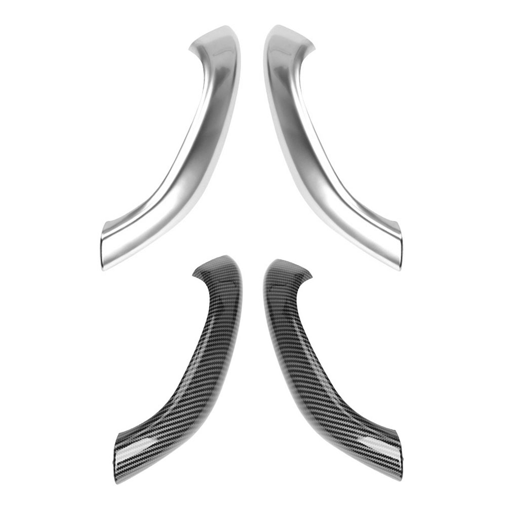

Left Right Car Interior Door Handle Cover Pull Trim for BMW X1 X2 F48 F49, Black, 501 Original