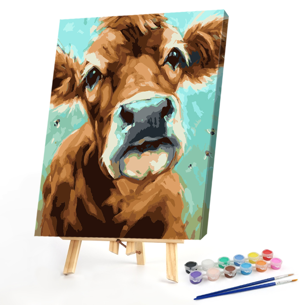 40*50CM - Paint By Numbers - Cattle, 501 Original