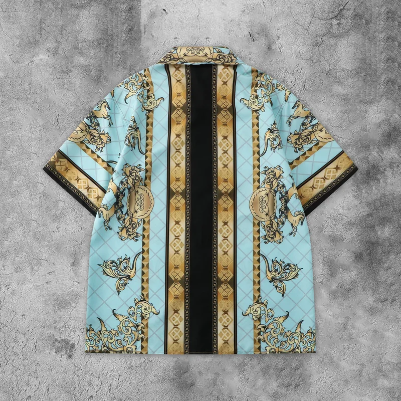 Noble Luxury Casual Short Sleeve Street Shirt