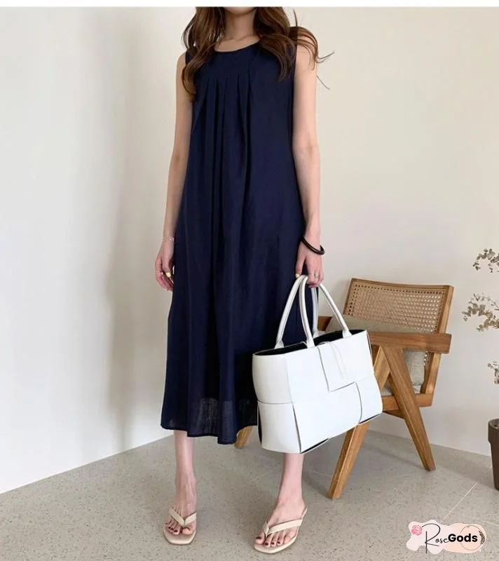 Casual Round Neck Women Dress