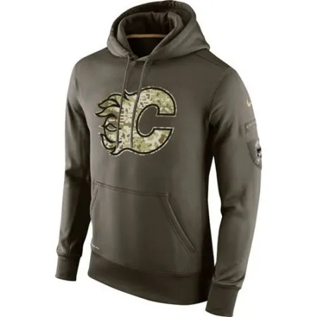 Men's Calgary Flames  Salute To Service NHL Hoodie