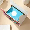 DIY Diamond Painting Tissue Box Large Capacity Resin Diamond Tissue Storager Multi-Use for Daily Office Work Outdoors Leisure Occasions (Butterfly)