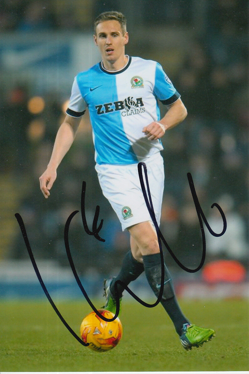 BLACKBURN ROVERS HAND SIGNED MATTHEW KILGALLON 6X4 Photo Poster painting 2.