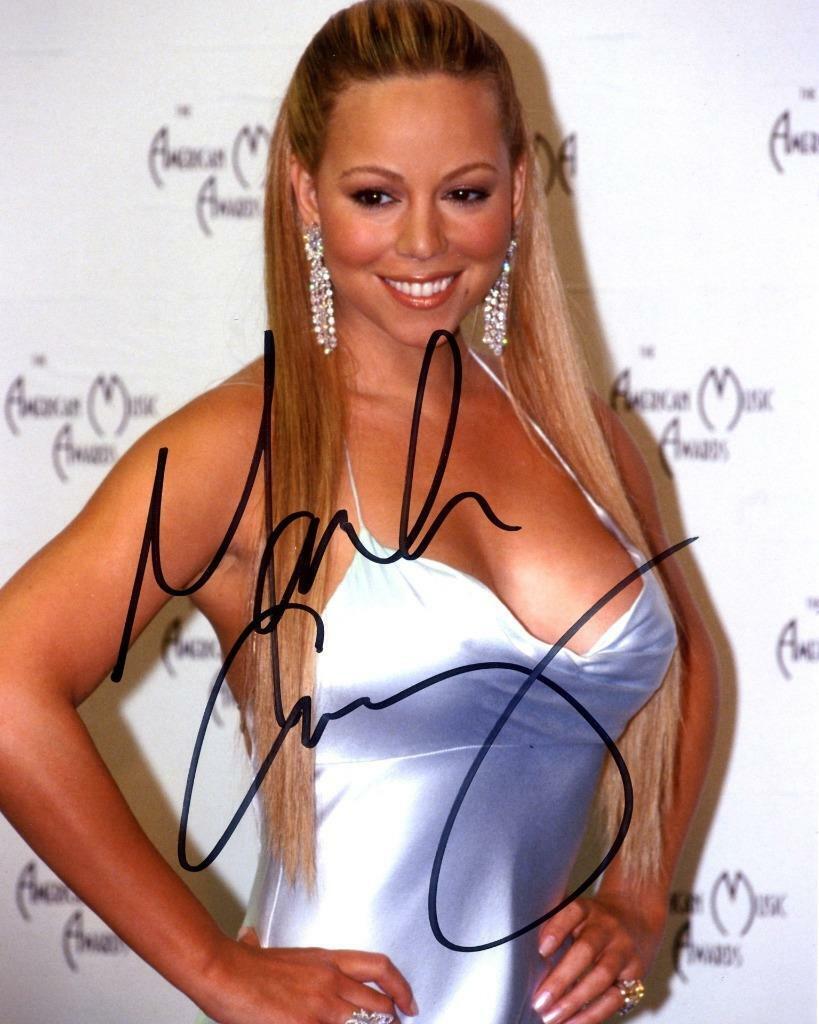 Mariah Carey SIGNED AUTOGRAPHED 10 X 8