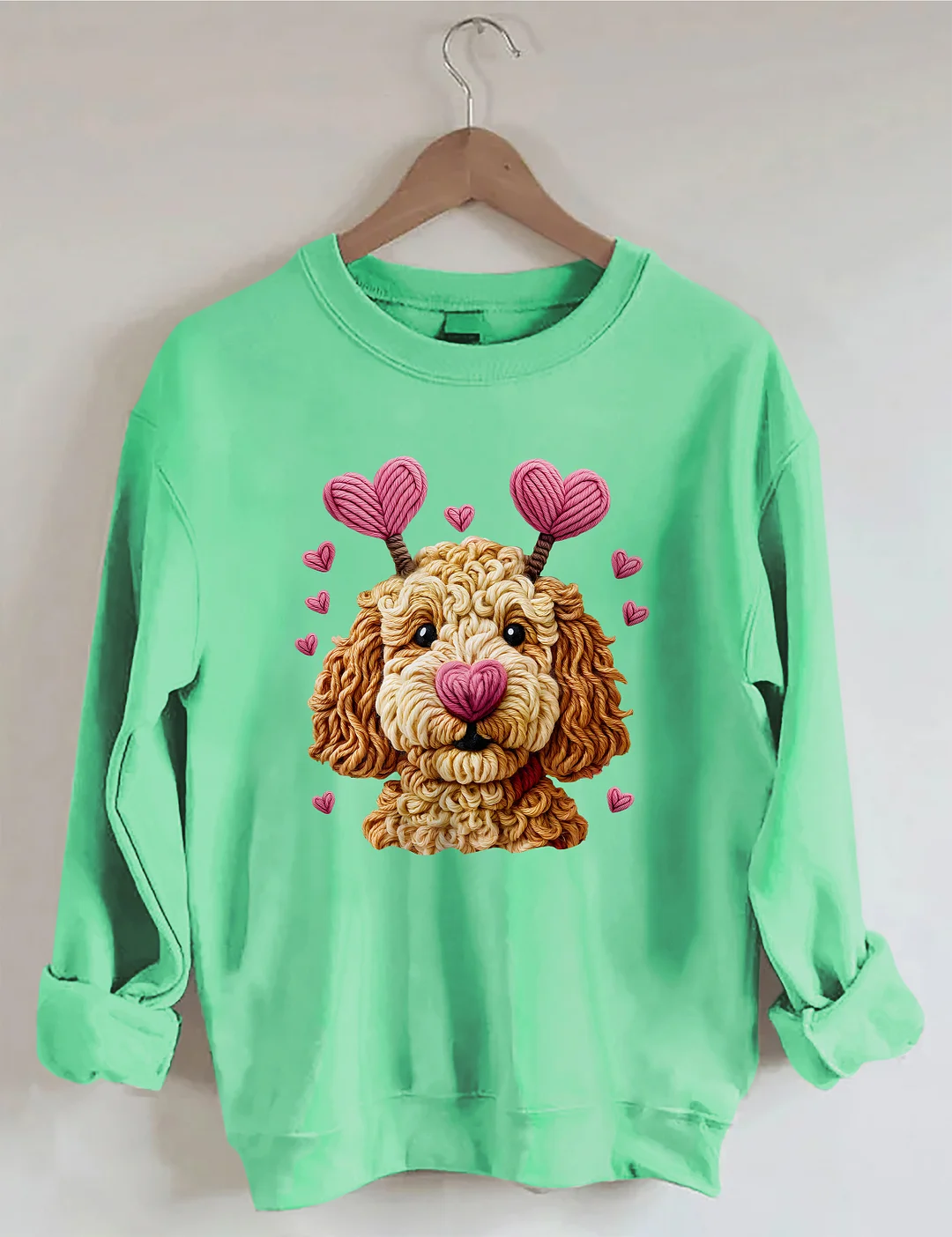 Dog Valentines Day Goldendoodle Sweatshirt
