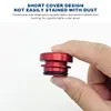 Car Cigarette Lighter Cover Dustproof Car Button Plugs Cap for Most Cars (Black)