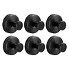 2/4/6/8/10PCS Suction Cup Hooks Stainless Steel Loofah Towel Coat Bath Robe Hook