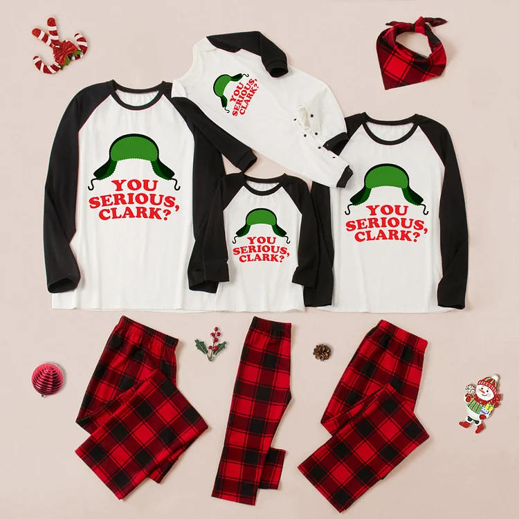 You Serious Clark Buffalo Plaids Christmas Matching Pajamas Set For Family