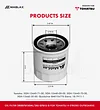 Oil Filter 3R0076150M for Tohatsu 4-Stroke Outboards &ndash; Fits 9.9-60 HP Engines, 3BJ-07615-0 Replace with Yamaha Quicksilver & Sierra | Tohatsu Outboard Oil Filter | By MabLax